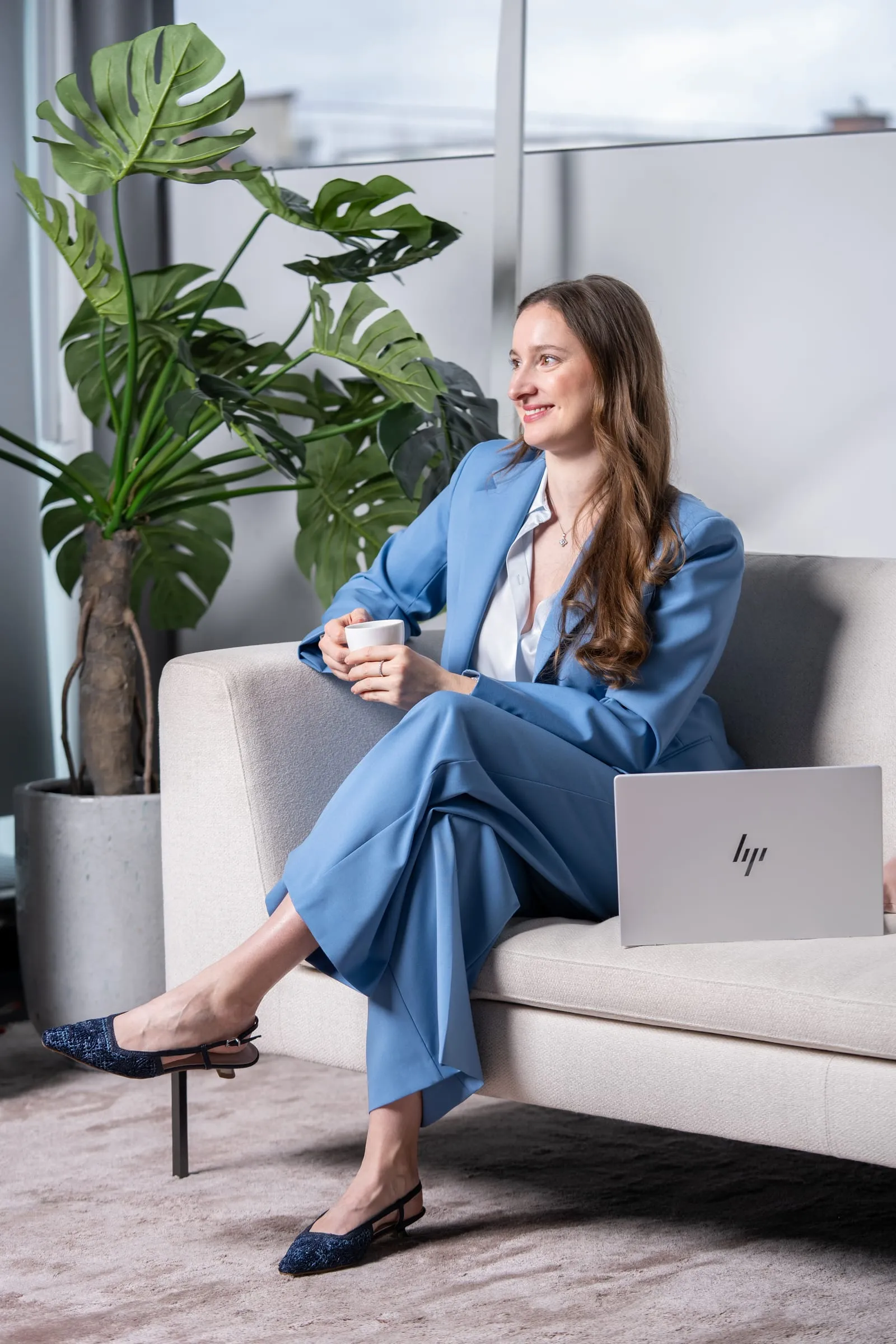 Lisa Tscherry bei einem Online-Call