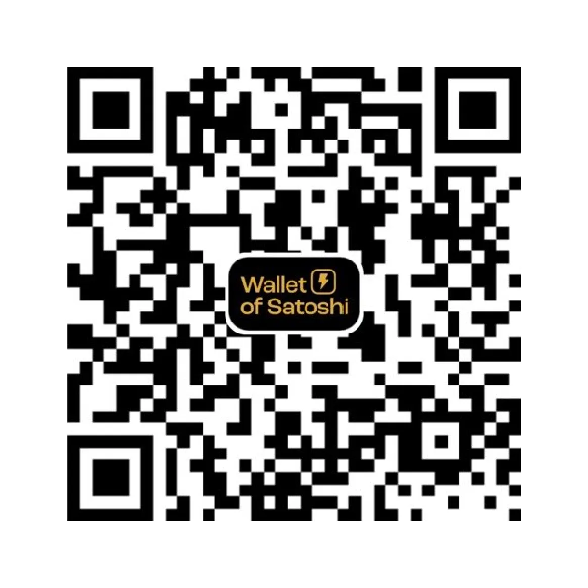 QR-Code für die Lightning-Adresse satoshe@walletofsatoshi.com